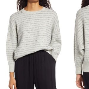 Nordstrom metallic stripe sweater